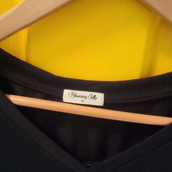 Blooming Jelly Black and Leopard Print Tee - Picture 5 of 11